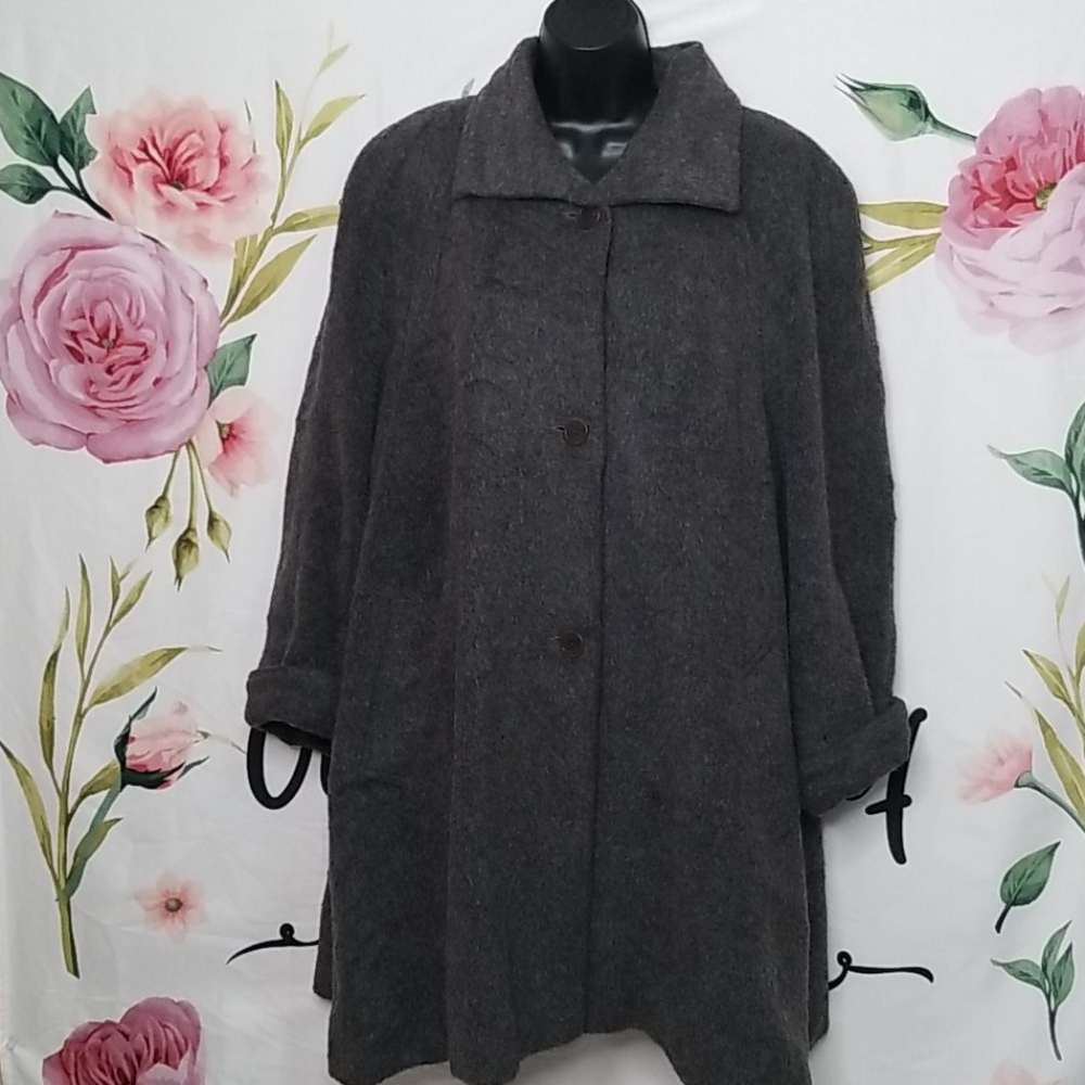 Motivi Wool Alpaca Swing coat